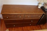 17" x 49" x 30" Pressed Wood Dresser