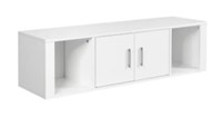 Wall Mounted Floating Media Storage Cabinet