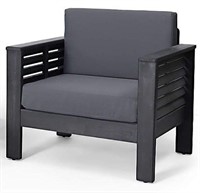 Christopher Knight Home Louver Chair, Dark Gray