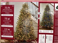 7.5FT ARTIFICIAL CHRISTMAS TREE WITH LIGHTS