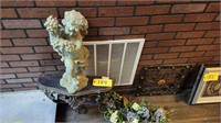 Fake Flowers, Statue, Art