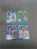 Lot Of 4 Various Ken Griffey Jr Baseball Cards