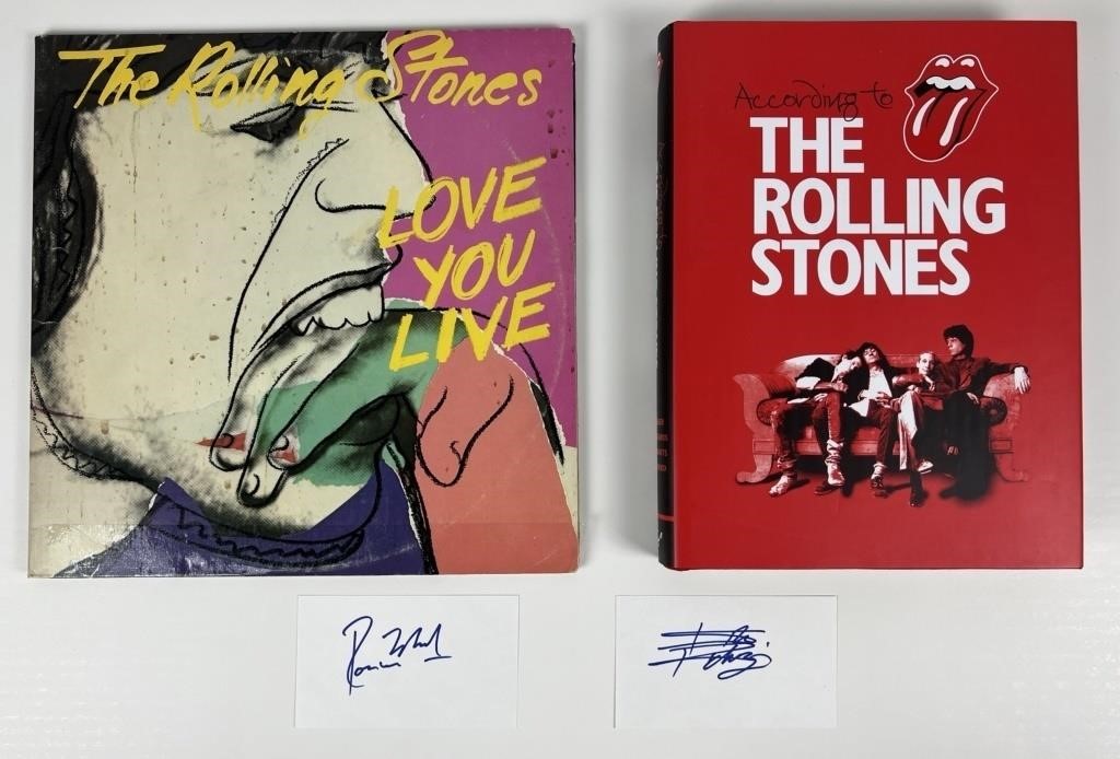 Rolling Stones Collection- Signatures, Record, Boo