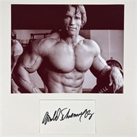 Arnold Schwarzenegger Autograph/ Signature w Photo