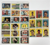 1958-1960 Topps Baseball Cards with Stars