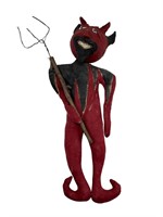 Signed Folk Art Devil Doll