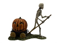 Bethany Lowe Skeleton & Jack-O-Lantern Figure