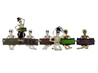 Lot of 7 Skeleton Figures