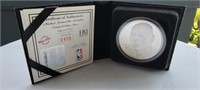 1.5 oz. Of silver Michael Jordan coin