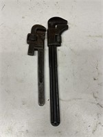 Two Pipe wrenches