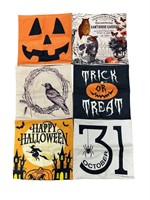 Lot of 6 Halloween Pillow Covers