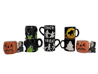 Lot of 8 Halloween Mugs