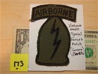 Vietnam Made Special Forces Patch Green Berets