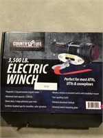 Country tuff 3500lb electric winch new