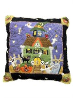 Halloween Stitchwork Pillow