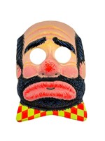 Vintage Sad Clown Halloween Mask