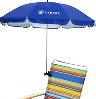 AMMSUN 43 inch Portable Beach Chair Umbrella