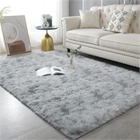 Water Gray Soft Area Rug