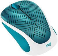 Logitech Design Collection Wireless Mouse - Teal