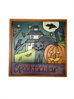 Spooktacular Wood Carved Art Picture by "STICKS"