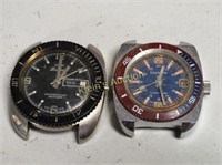 lucerne divers 5atm wrist watch lot of 2 wind up