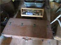 WOOD TOOL CHEST AND WOOD TOOL CADDY