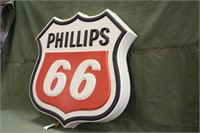Large Lighted Phillips 66 (LED CONVERSION) Gas