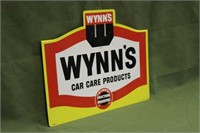 Wynn's Car Products Tin Sign Approx 20" x 16"