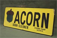 Farm Acorn Barn Cleaner Tin Sign Approx 9" x 24"
