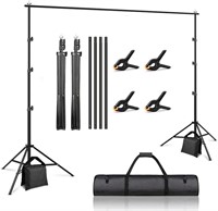 Backdrop Stand Kit, 3x3m/10x10ft Adjustable Heavyy