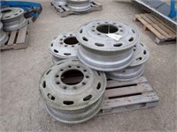 Qty Of (4) Aluminum Truck Rims