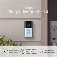 Ring Video Doorbell 4 – improved 4-second color vs