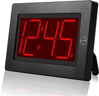 Kwanwa  3" LED Digit Display LED Alarm Clock