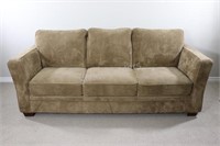 Bombay Company Brown Corduroy Fabric Couch