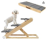 4TIER DOG STAIRS 
ADJUSTABLE SIZE 
16IN X 39IN