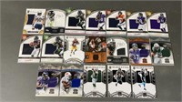 19pc Crown Royale Relic Football Cards w/ RCs