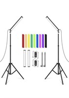 2 PACK LED PHOTOGRAPHY LIGHT STICKS WITH TRIPOD