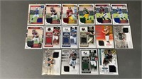 16pc Relic Football Rookie Cards