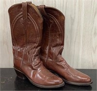 Pair of Lucchese Classics S 10 Cowboy boots