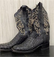 Lucchese 2000 S 8.5 Black Cowboy Boots