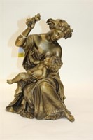 Bronze 12" Mother & Child