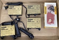 4 Tyco & 1 Bachman Train Power Packs