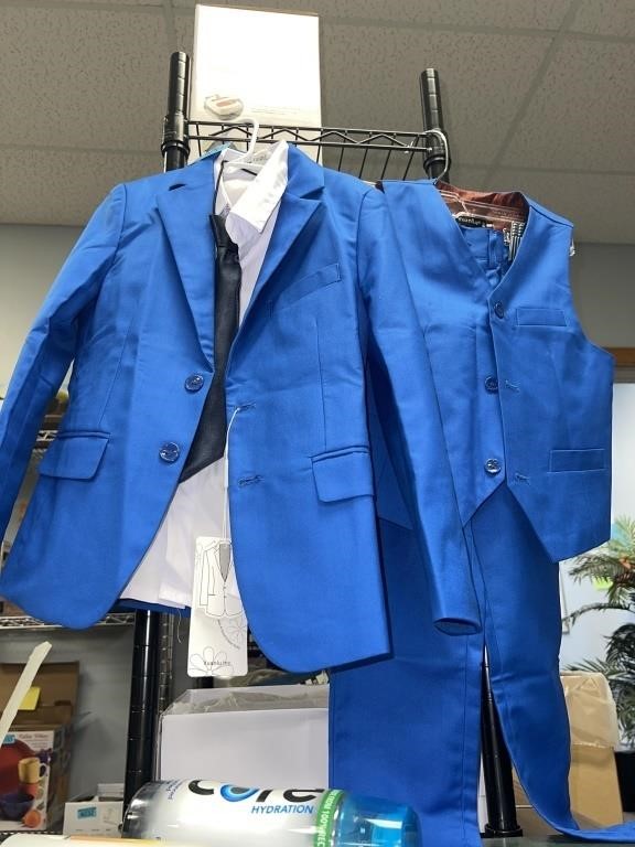 Yuanlu kids blue suit size 6