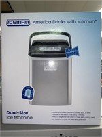 Iceman dual sized ice machine