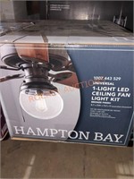 Hampton Bay 1-light LED Ceiling Fan light kit