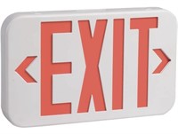 DOUBLE FACE EMERGENCY EXIT SIGN WITH BATTERY