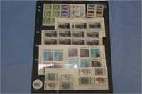 Canada 4 Booklet Panes & 10 Blocks Of 4 Stamps