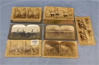 9 Assorted Vintage Stereoscope Viewer Cards