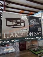 Hampton Bay 12" 2-Light Flush Mount