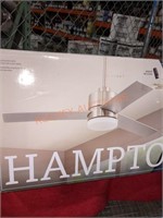 Hampton Bay 52" Nickel Ceiling Fan
